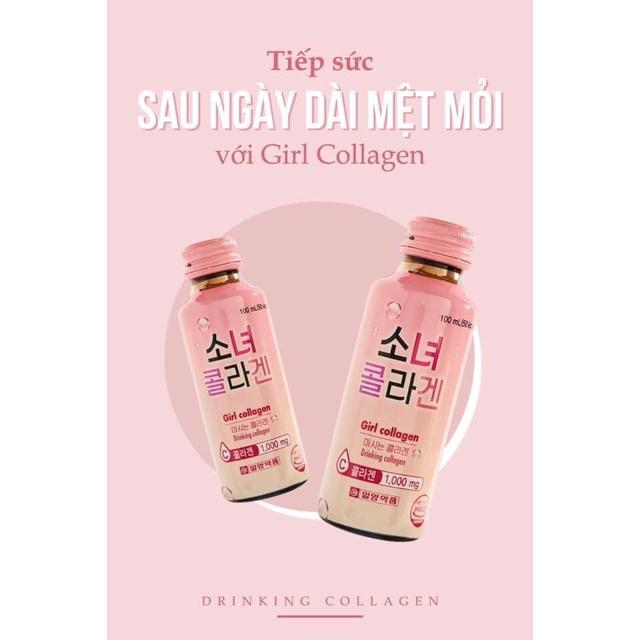 Girl Collagen Hàn Quốc 100ml x 10 lọ Chnh hãng Hapham Cosmetics