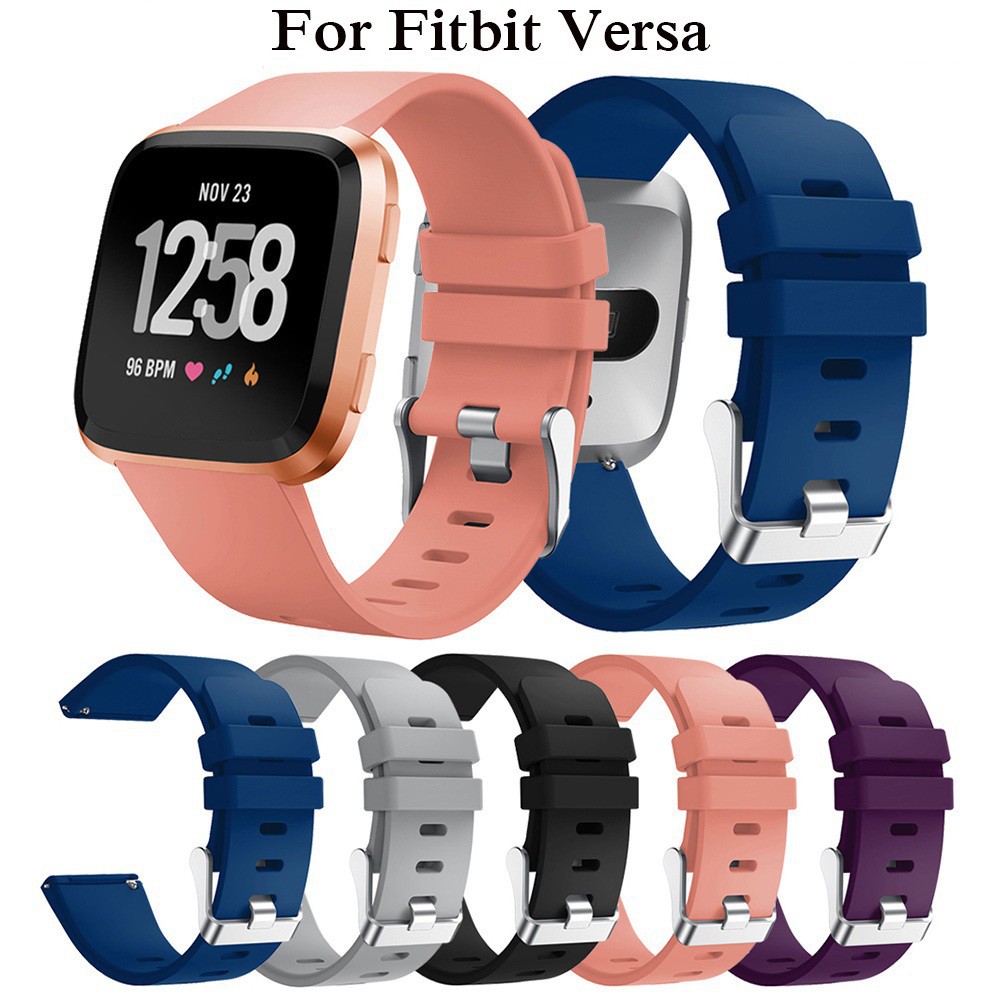 Dây đeo silicone thay thế cho đồng hồ thông minh Fitbit Versa