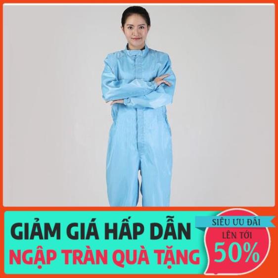 Quần Áo Sơn Tĩnh Điện, Áo Phòng Sạch Loại Liền Thân Không Mũ, Sử Dụng sơn Tĩnh Điện, Điện Tử