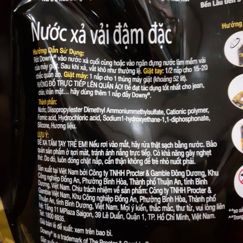 NƯỚC XẢ VẢI DOWNY CUỐN HÚT 2,2l