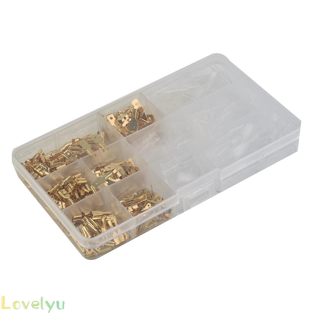 ◀READY▶315 Pcs Male Electric Shovel Wire End Connectors Lugs Cable Splice Crimp Terminals Kit# Good Quality