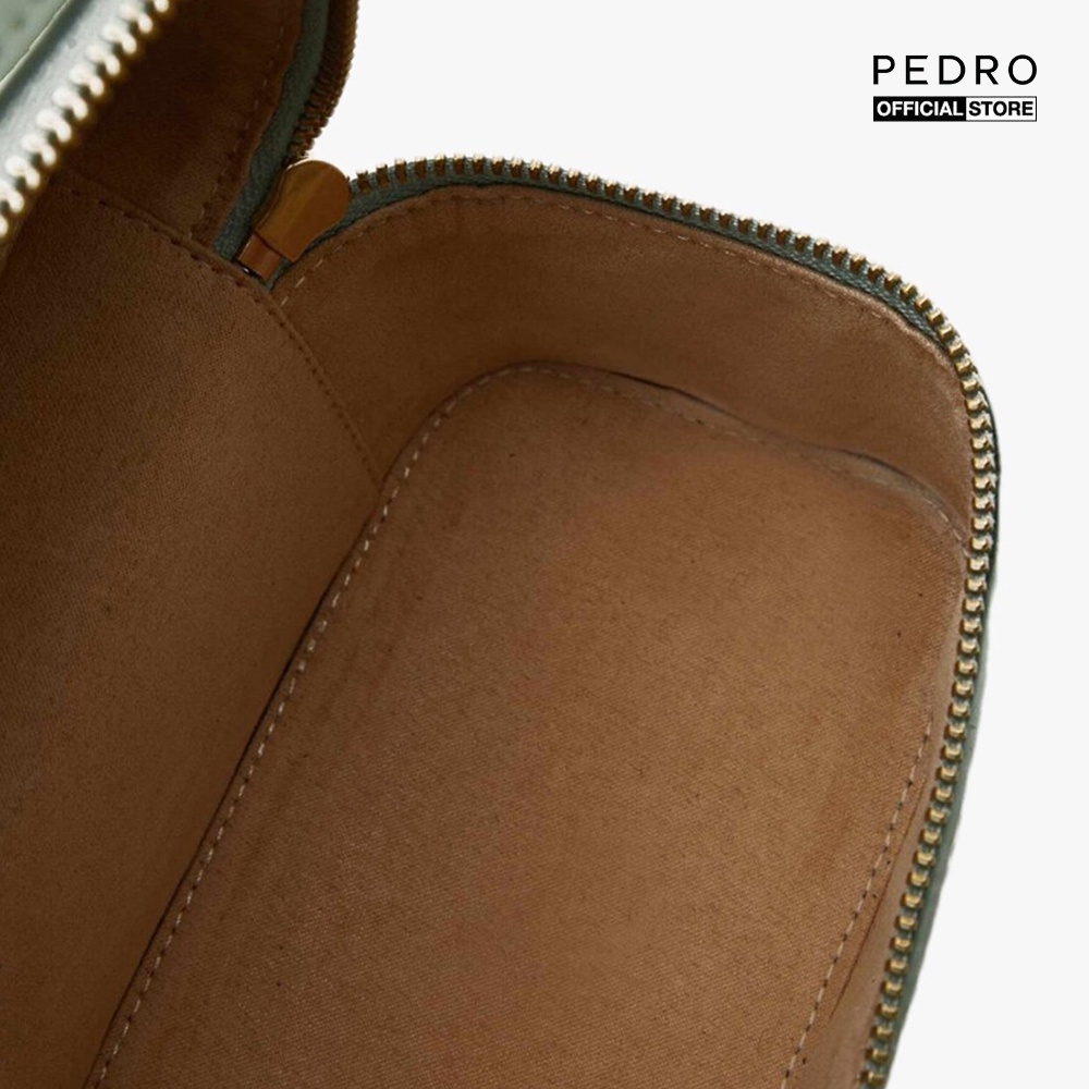 PEDRO - Túi đeo chéo dạng hộp phối zip sang trọng PW2-75210137-D3