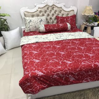 Bộ Drap Thun THÁI LAN 3D mát lạnh 4 món
