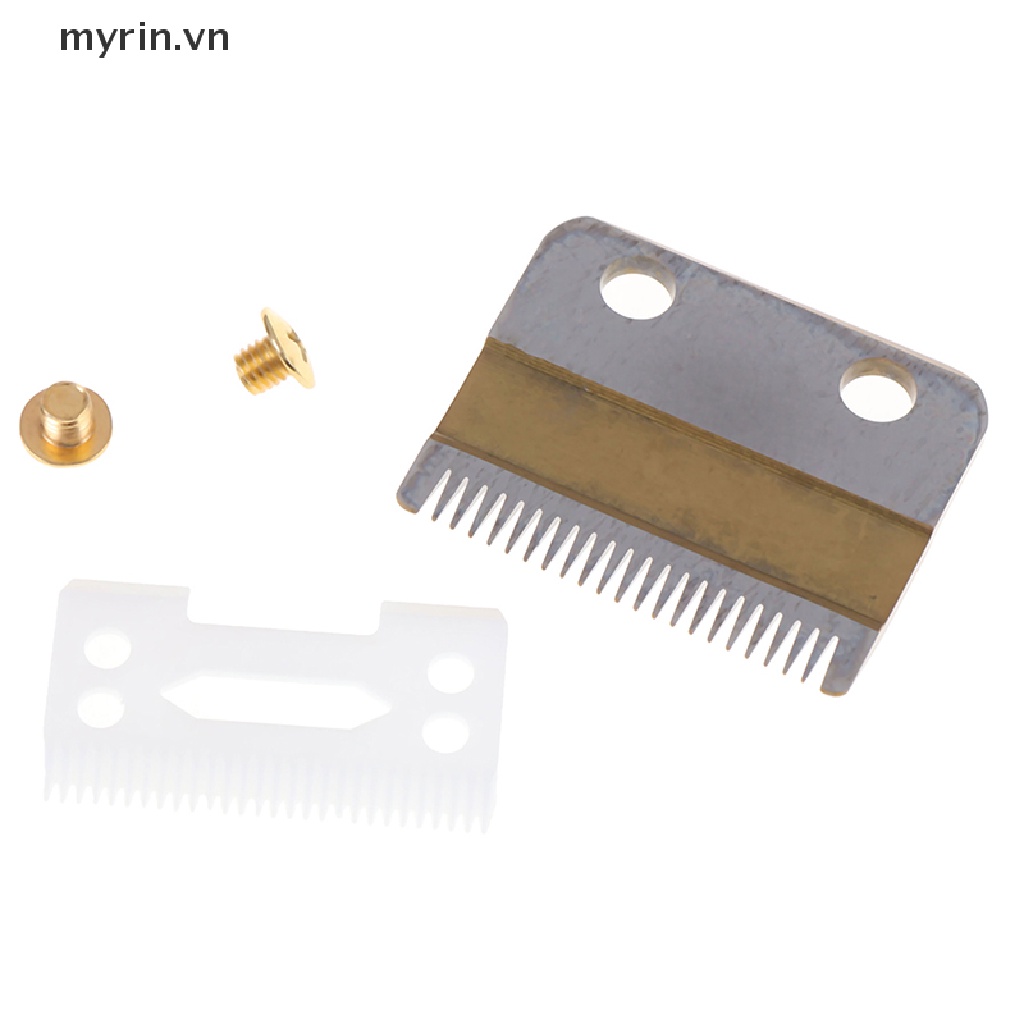 1 Bộ Tông Đơ Cắt Tóc Không Dây Lưỡi Dao Gốm Màu Vàng