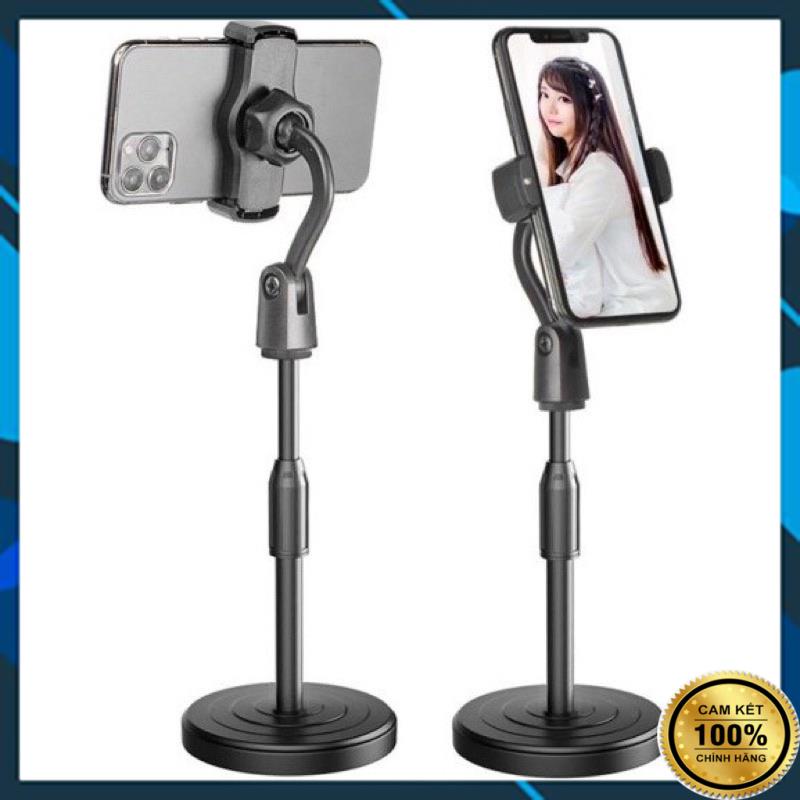 Chân Đế Để Bàn Kẹp Điện Thoại Khi Livestream, Xem Phim Xoay 360 Độ Thông Minh