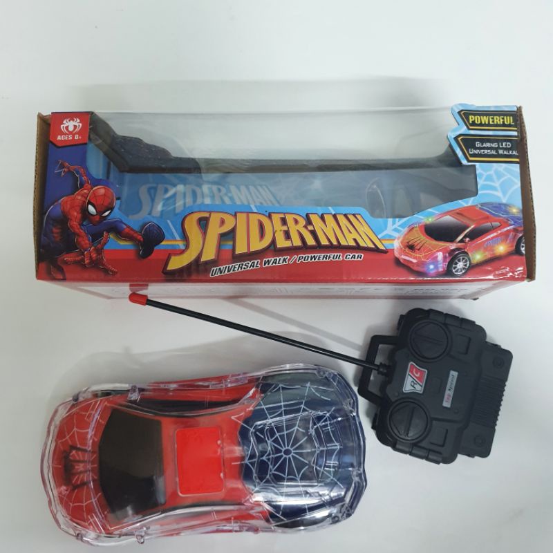 Xe Điều Khiển Spider Man Người Nhện Từ Xa Quà Sinh Nhật Bé Trai Đồ Chơi Có Hộp Cho Trẻ Em