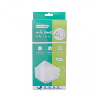 Khẩu trang 4d hộp 10 cái