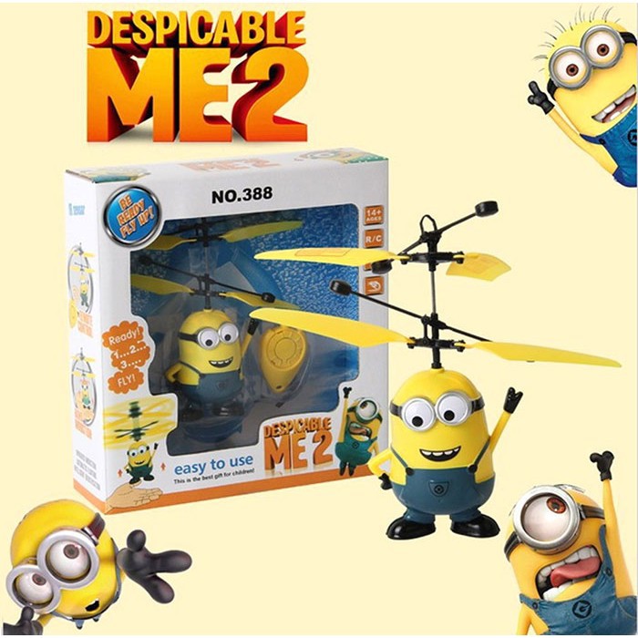  Máy bay cảm ứng Minion có điều khiển  KKM-688