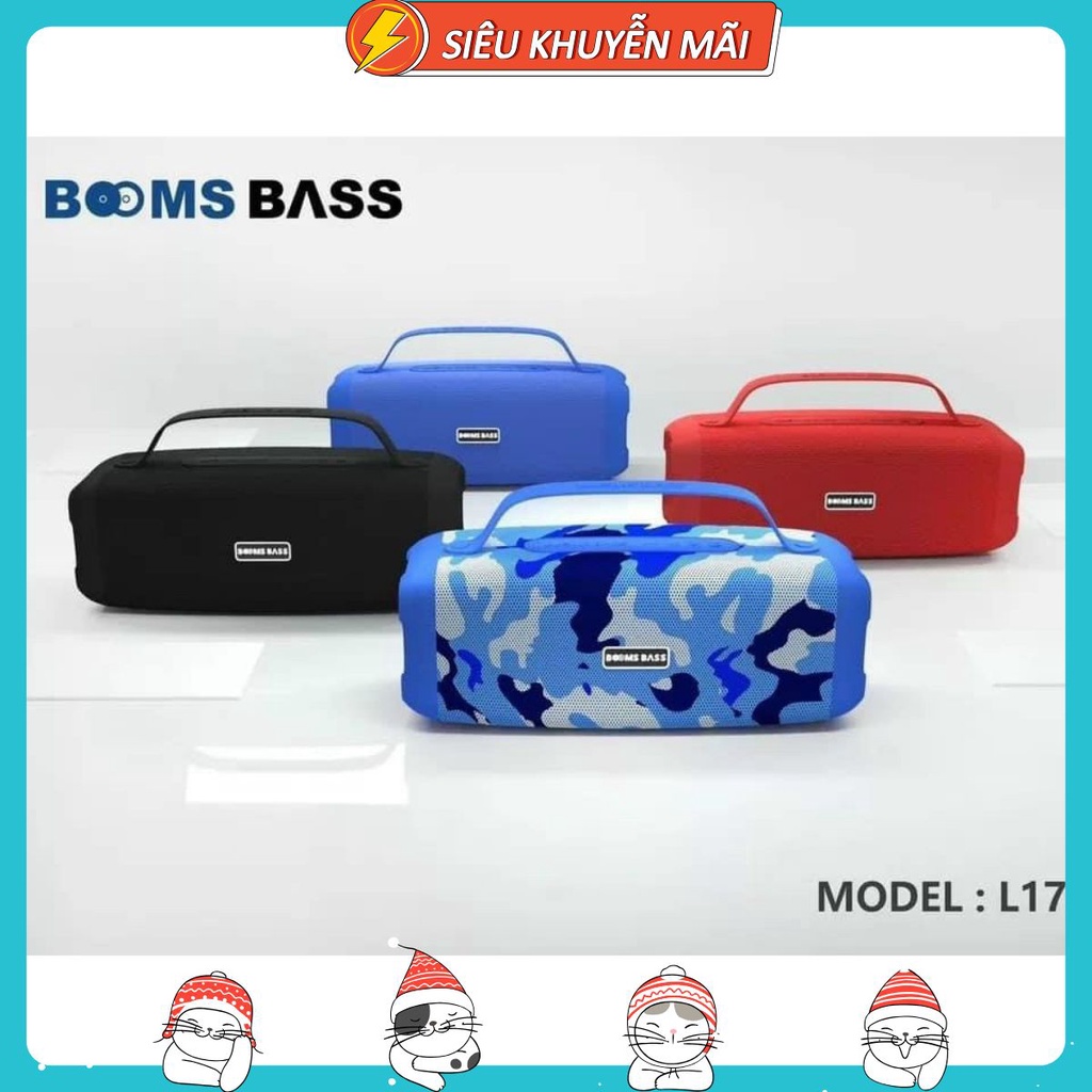 Loa Bluetooth Bombass L17 âm thanh Bass siêu ấm - Hỗ trợ thẻ nhớ,FM,audio 3.5mm hàng cao cấp