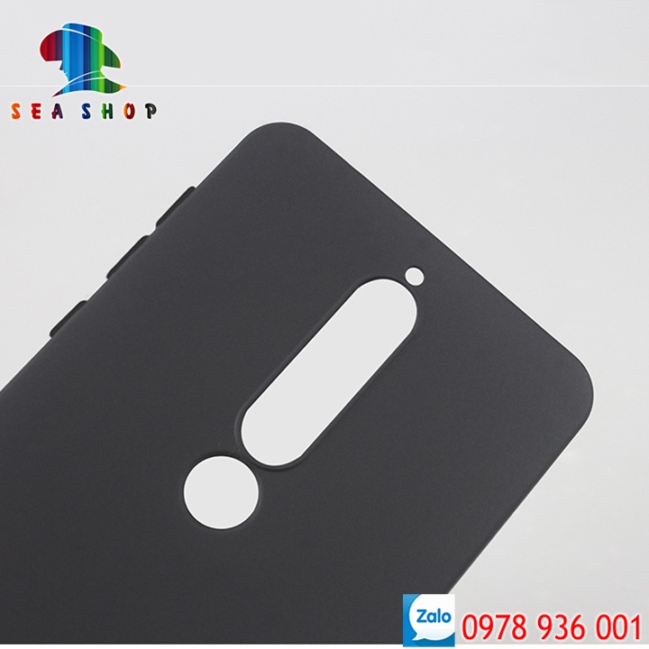 Ốp lưng Nokia 6.1 - Nokia 6 2018 vân da loại A - Nhựa dẻo - Chống trơn trượt