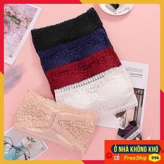 Áo bra ren 💓 💓 freeship💓 💓không dây quyến rũ,ren ống