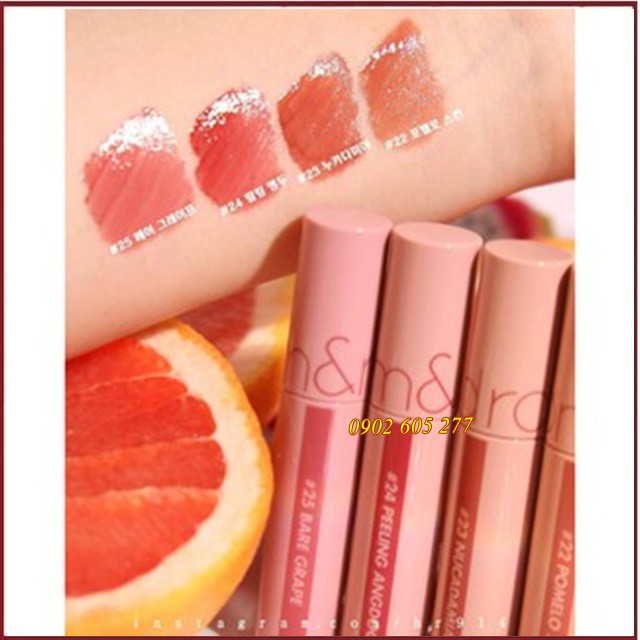 [Hàng chính hãng] Son Tint Lì, Lên Màu Chuẩn, Cho Đôi Môi Căng Mọng Romand Juicy Lasting Tint 5.5g