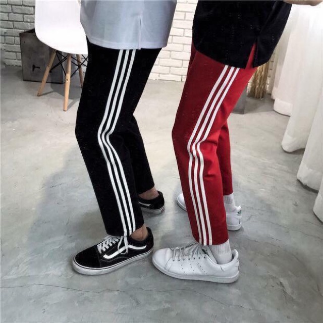 [ FULL SIZE ] Quần Pants 3 LINE Trắng