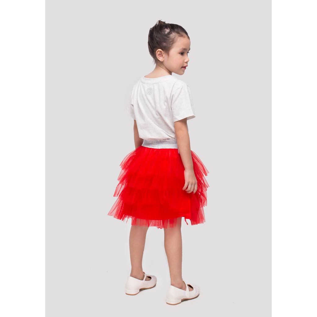Chân váy lưới tầng đỏ bé gái từ 1 tuổi - 8 tuổi để đi chơi VG014 - JADINY