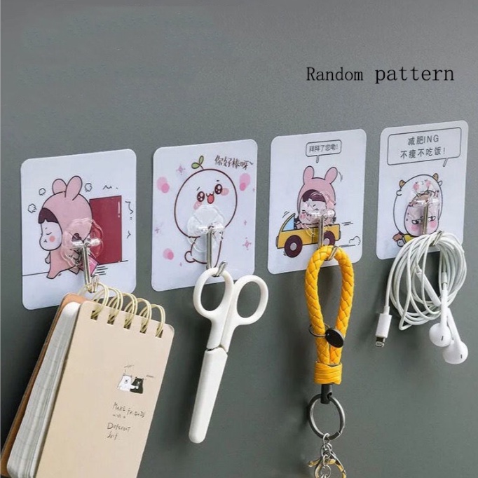 Móc Treo Đồ Dùng Nhà Bếp Có Giác Hút Mạnh Đa Năng Tiện Dụng