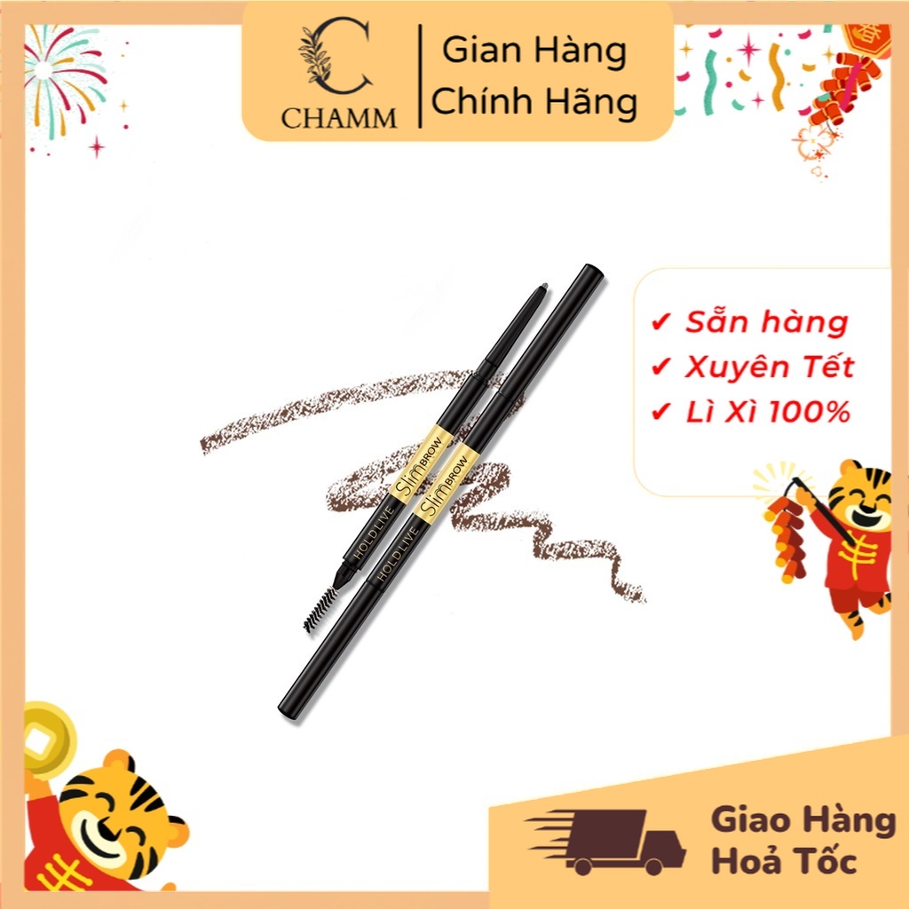 [Có sẵn] Chì kẻ mày Hold Live Slim Brow HL229 màu sắc tự nhiên, dễ lên màu và bám lâu nội địa trung chính hãng