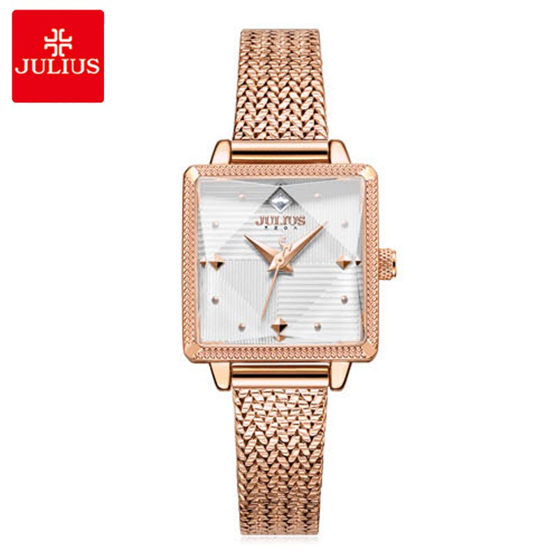 Đồng hồ nữ Julius JA1220 dây thép | Julius Officil