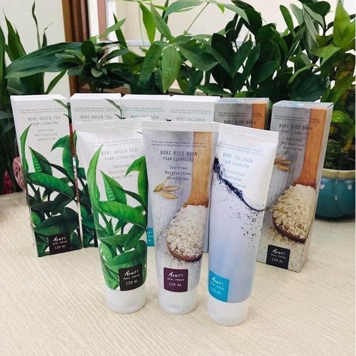Sữa Rửa Mặt Cám Gạo  Trà Xanh Hàn Quốc Dùng Cho Cá Nhân, SPA Thẩm Mỹ