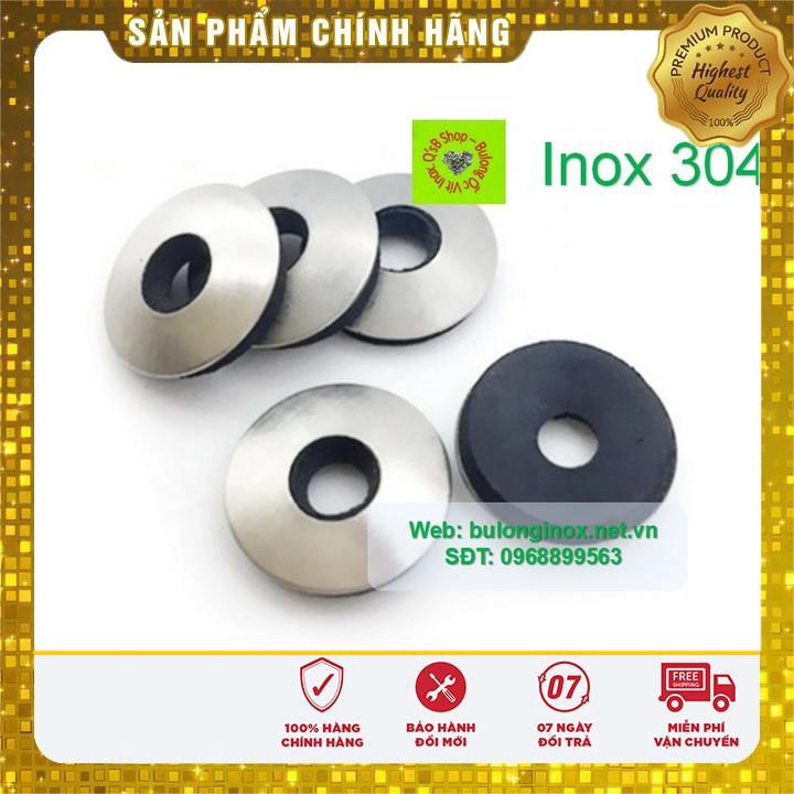 [HÀNG SẮN] Long đen vành cao su inox 304, long đen liền cao su , long đen inox đệm cao su – washer epdm inox 304