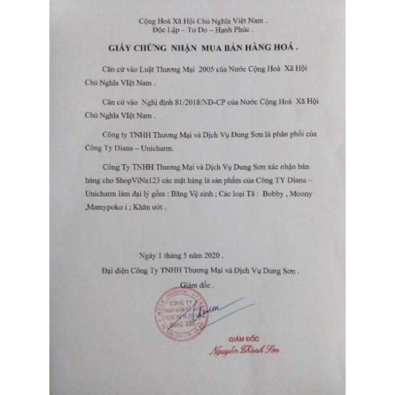 ♨️TÃ DÁN SƠ SINH BOBBY ĐỆM THUN THẤM MỒ HÔI S80+4