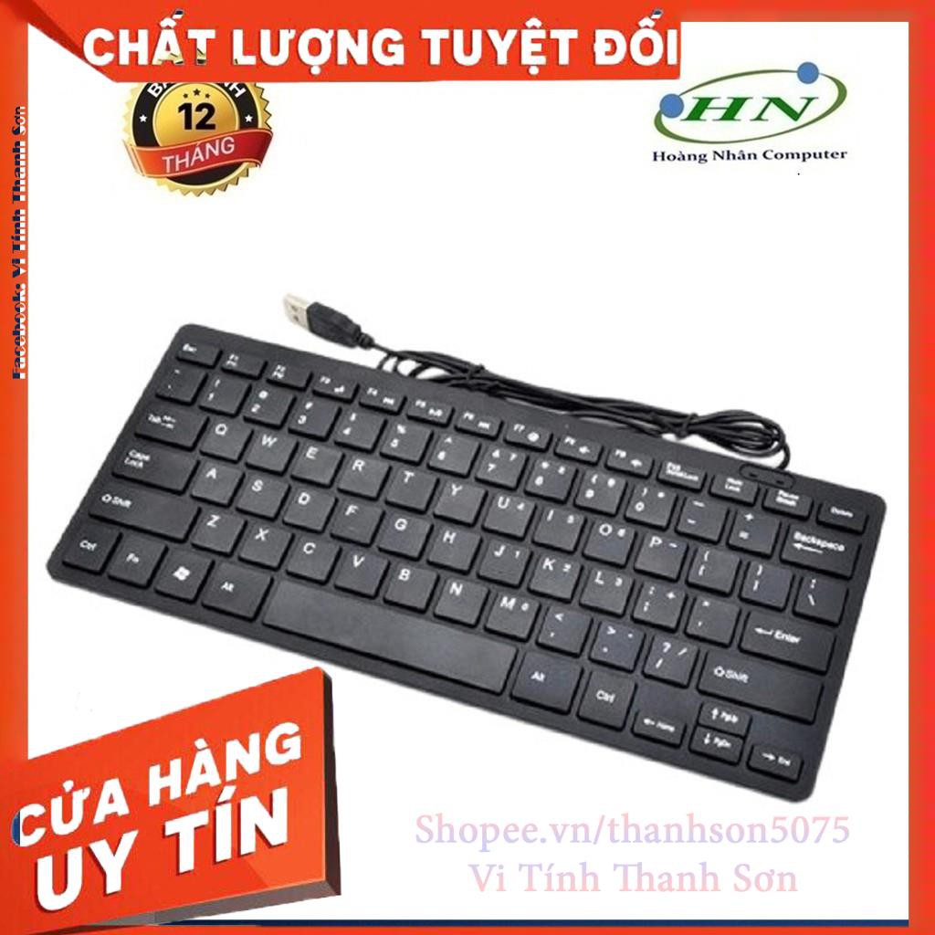 [Mã TH10KD20  hoàn đến10K xu] Bàn phím máy tính Mini tiện dụng - Vi Tính Thanh Sơn