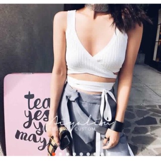 Crop Top Buộc dây eo - Wraptop by SGGz
