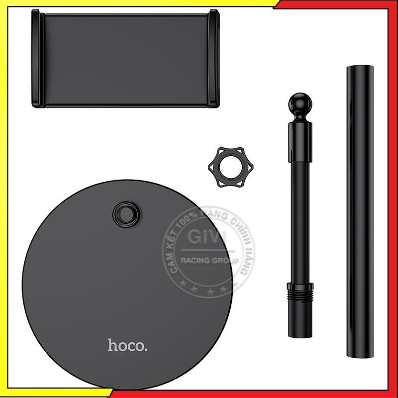 Giá đỡ điện thoại Hoco PH30 để bàn, sử dụng đa năng tiện dụng, tương thích các thiết bị dưới 4.7-10 inch màu đen