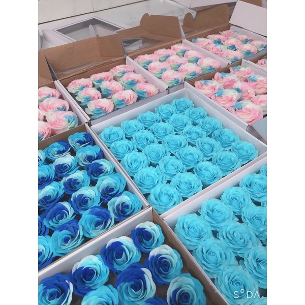 Hoa sáp 7 lớp cao cấp