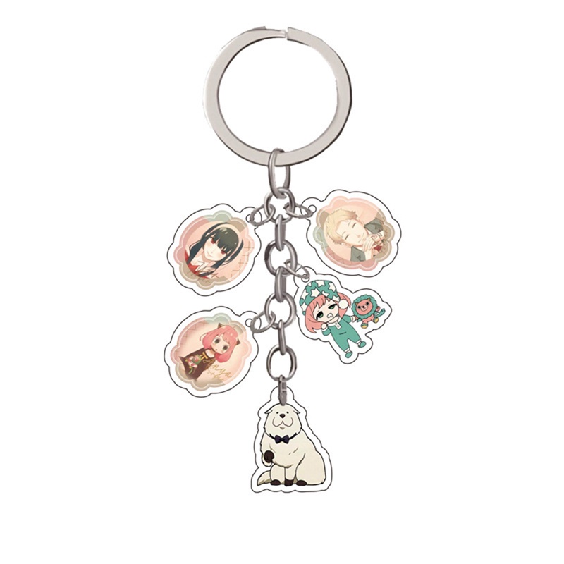 Tmdbyx Móc Khóa Acrylic Hai Mặt Hình Anime Spy X Family Twilight Loid Forger Anya Forger Bond