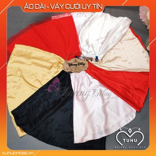 Váy cách tân 💝FREESHIP💝 Mặc với áo dài cách tân, váy lưới kết hợp lót lụa mặc với áo dài cách tân hoặc nhu cầu khác