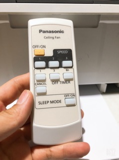 Điều khiển quạt Trần panasonic 4 cánh