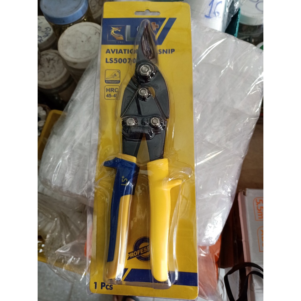 Kéo cắt tôn mỏ thẳng, kéo cắt khung xương trần thạch cao lưỡi thép siêu bền