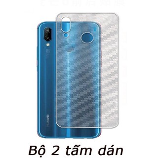 Dán lưng Cacbon điện thoại Huawei Y9 2019