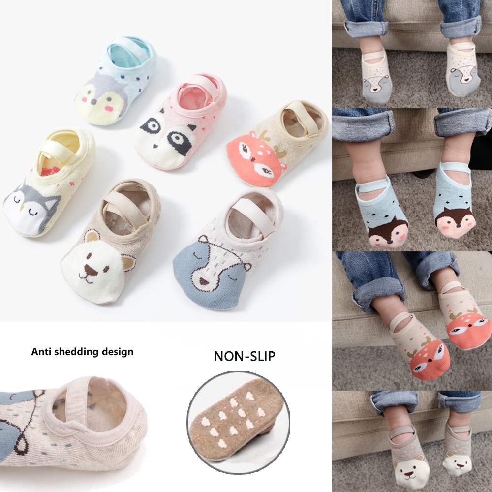 Tất cotton mềm mại chống trượt cho bé