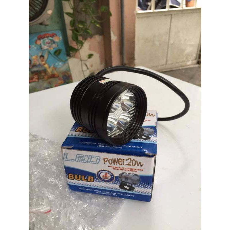 Đèn đi phượt đèn trợ sáng xe máy siêu sáng chuyên đi đêm sương mù chiếu xa 300m độ bền cao