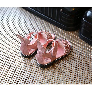 Giày sandal đế bằng cho bé gái size 21-36