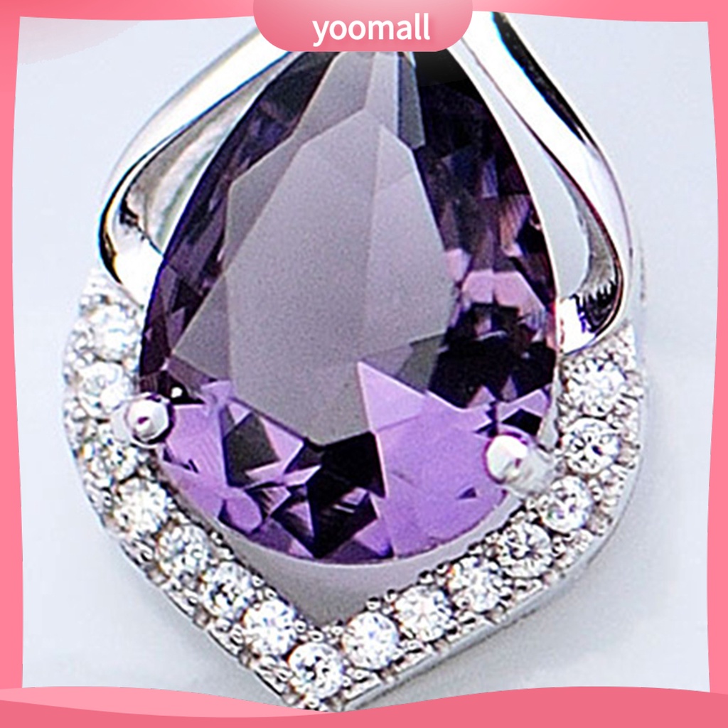 Vòng Cổ Bằng Hợp Kim Đính Pha Lê Giả Lấp Lánh Sang Trọng Cho Nữ