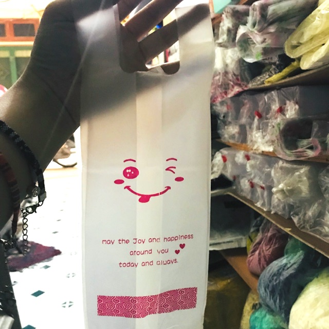 Túi nilon xinh đựng đồ, đựng ly nước