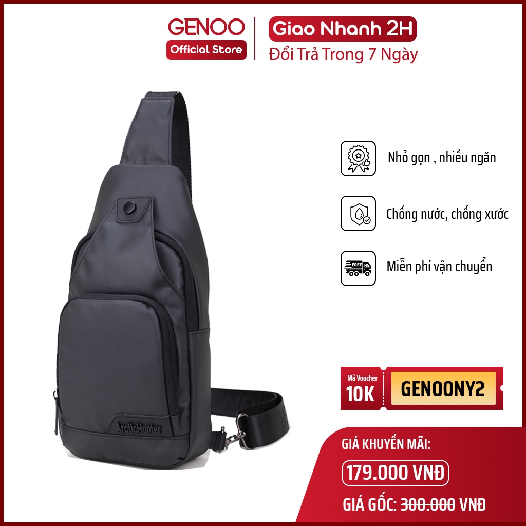 Túi Đeo Chéo Nam ARCTIC HUNTER Chính Hãng Hàng Cao Cấp Nhập Khẩu Chống Thấm Nước GMN011 - GENOO STORE