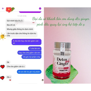 GIẢM CÂN DETOX GINGER PINK KOREA