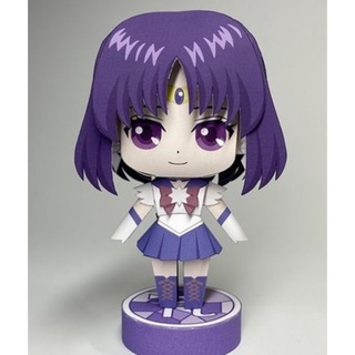 - Mô hình giấy Anime Chibi Tomoe Hotaru - Thủy Thủ Sao Thổ