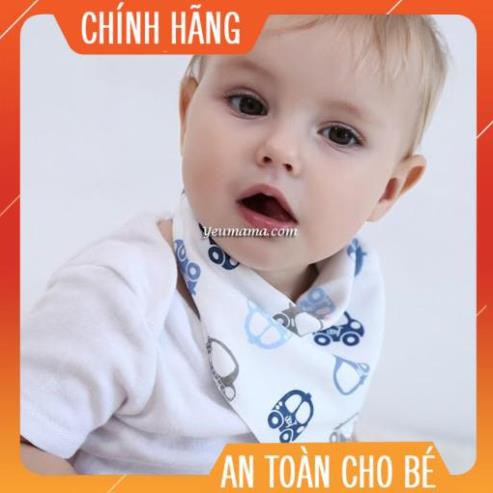 set 3 yếm xô tam giác có khuy bấm hàng Carter Việt Nam (giao mẫu ngẫu nhiên)