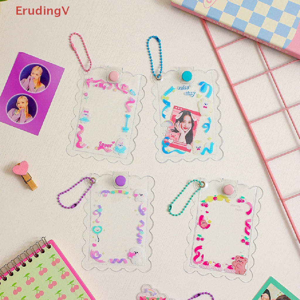 Bao Đựng Thẻ Ảnh 3 inch Bằng Acrylic Trong Suốt In Hình Thần Tượng Kpop