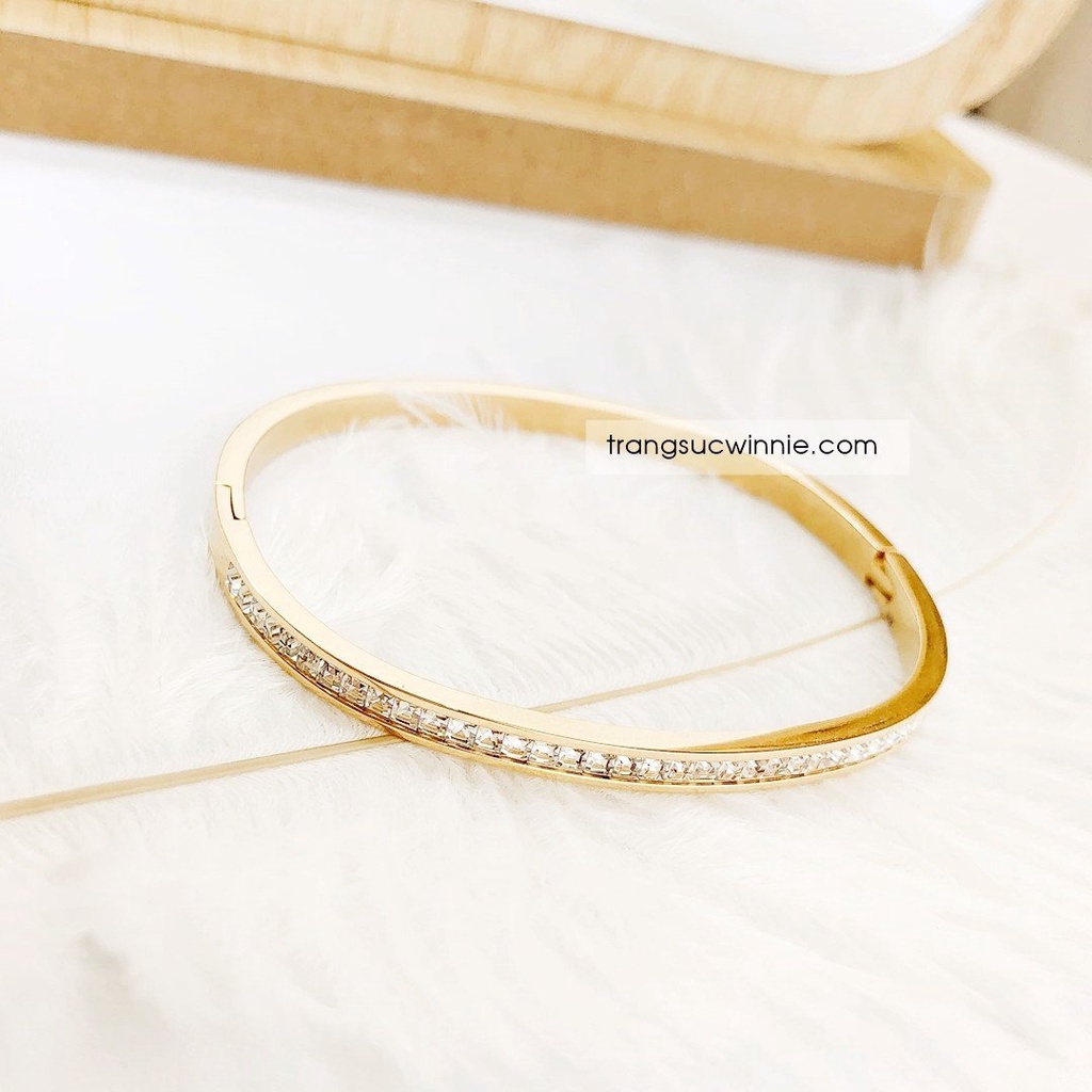Vòng tay nữ titan diamond VG