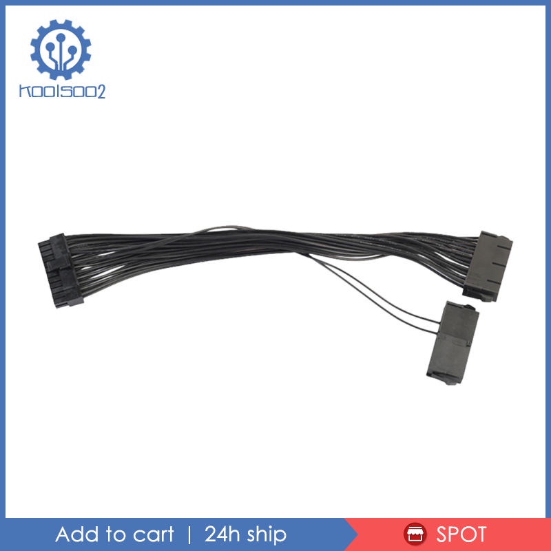 Bộ Chia Nguồn Điện 18AWG 30cm 24 Pin (20 + 4Pin) Koolsoo2]