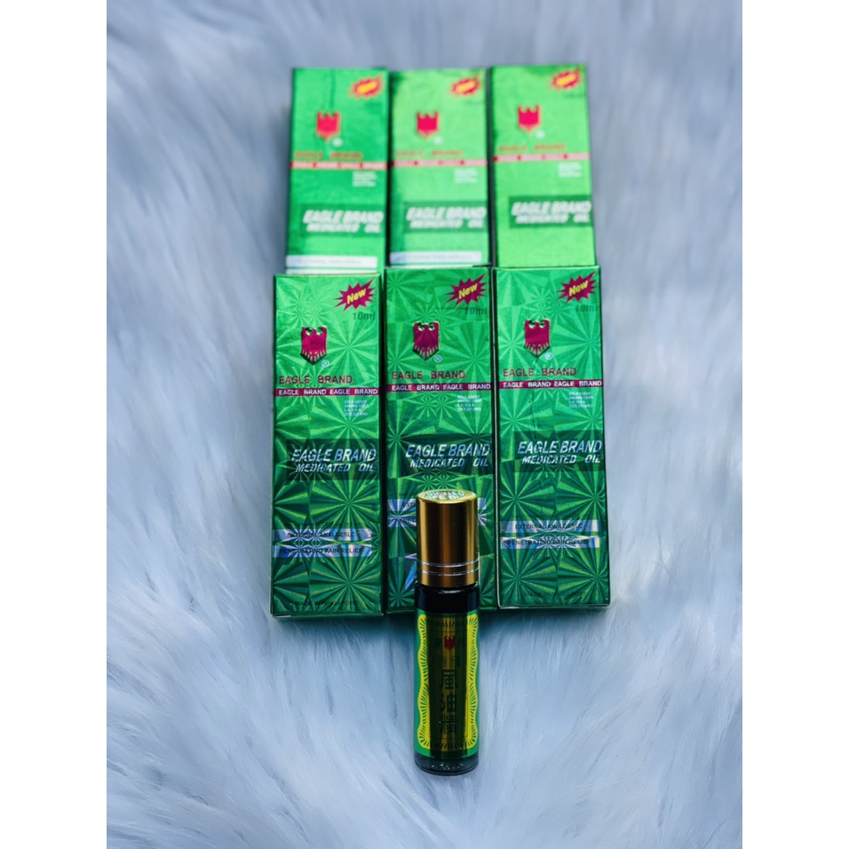 Dầu Gió xanh dạng Lăn Con Ó (NEW) Eagle Brand Medicated Oil 10ml (Loại II)
