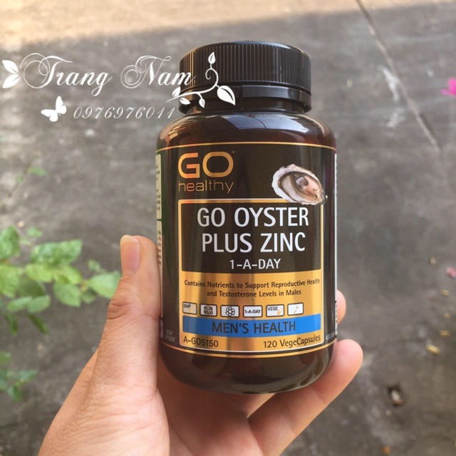 TINH CHẤT HÀU TƯƠI GO HEALTHY OYSTER PLUS ZINC - 120 viên