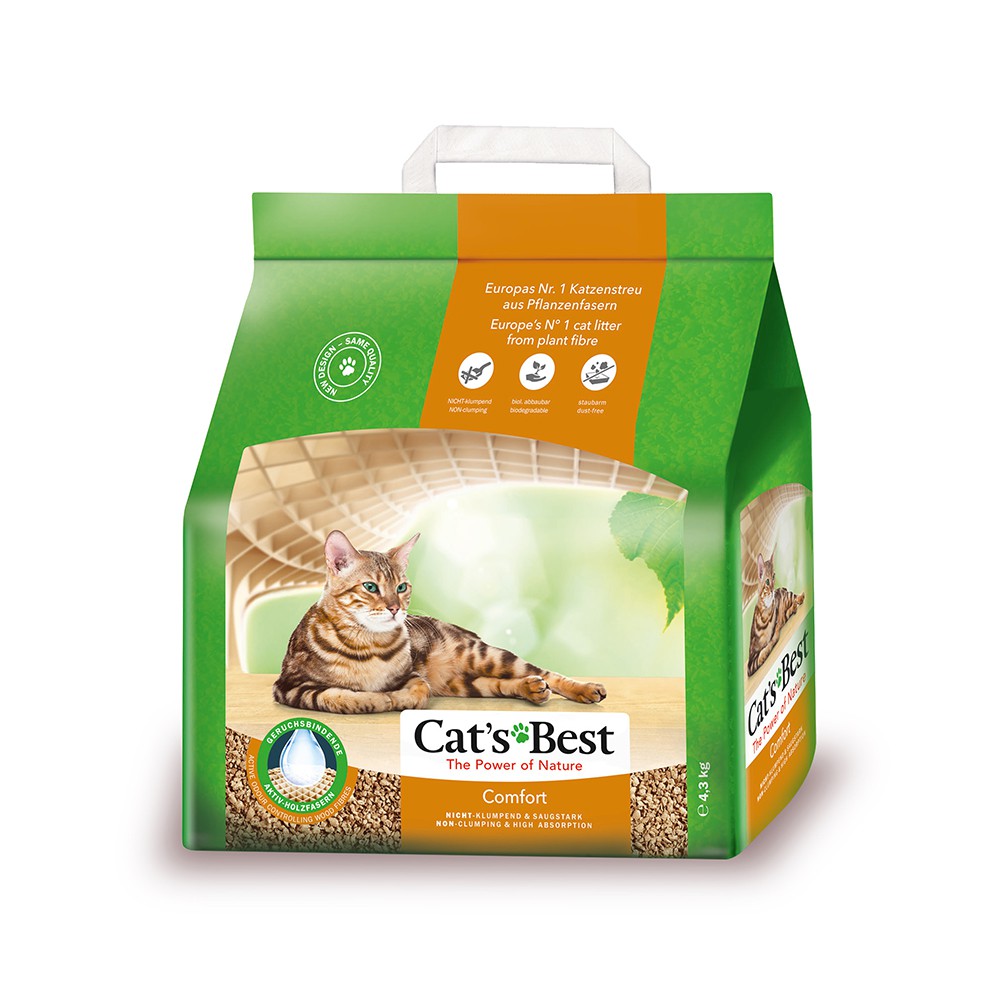 Cat's best - Cát vệ sinh cho mèo túi 10L xả được bồn cầu