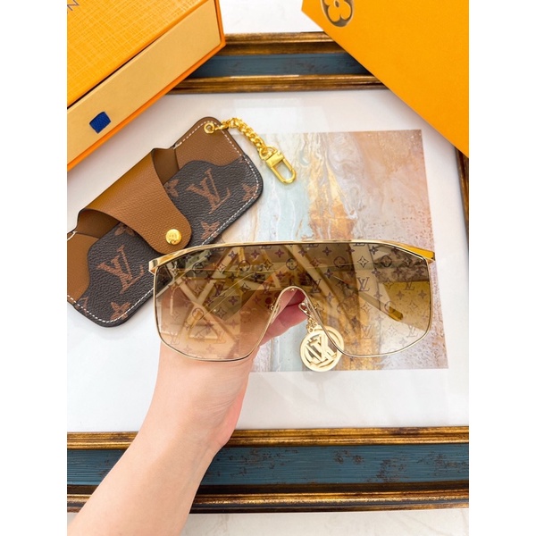 Kính râm chống tia uv 9 màu cho nam và nữ Louis Vuitton LV cao cấp mẫu mới thời trang phong cách