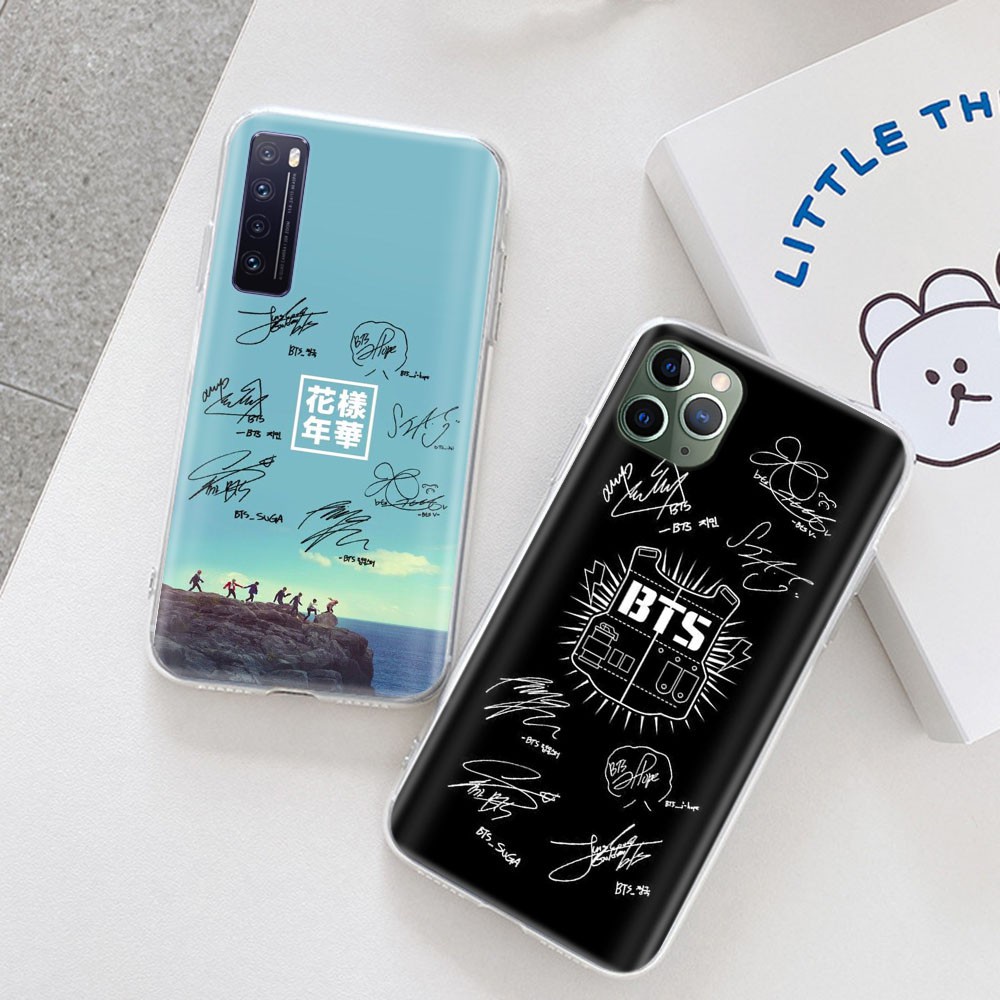 Ốp Điện Thoại Dẻo Trong Suốt In Hình Nhóm Nhạc Hàn Quốc Bangtan Boys Cho Samsung Galaxy J7 Pro J6 J8 Prime Duo Plus 2018 Vm51